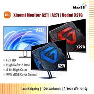 Xiaomi Monitor A27i | G27i 27" 165Hz Low Blue Light Monitor PC Gaming Display Screen Redmi Gaming Mo