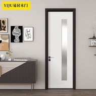 Pintu Kayu Kaca Pintu Komposit Kayu Pepejal Set Pintu Bilik Tidur Pintu Pintu Bilik Pintu Bercat Isi