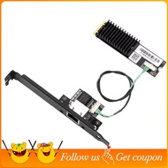 M.2 B+M to RJ45 Network Card LAN Controller Card 10Gbps AQC113 M.2 B+M to RJ45 Network Card Single-P