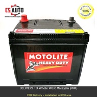 [cs auto] Century 55D23L Motolite Car Battery MF for Proton Preve Exora Toyota Camry Vellfire and Ma