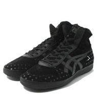 Onitsuka Tiger 真軟皮高筒黑色運動鞋