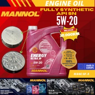 MANNOL Energy Ultra JP 5W20 MN7906 (Made in GERMANY) - 4L Fully Synthetic Engine Oil (HC)