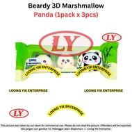 *Halal* Beardy 3D Marshmallow Duckling / Panda 30g LOOSE  Halal Viral Candy Peeps So Fluffy