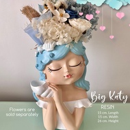 BIG KATY RESIN POT - RESIN POT WITH DRAIN HOLE