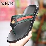 W.EIZRU [Free Shipping] 2021 Siliper Lelaki Murah Sandal Slippers for Men Selipar Lelaki Seliper Lelaki Sendal Lelaki Leather Sandals Kasut Lelaki Shoes for Men