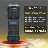 Đèn pin cầm tay siêu sáng RAY BOW 1122A 2024 chiếu xa 700 mét ZOOM xa gần chống nước sạc ngược cho đ
