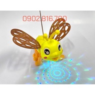 Đồ chơi lồng đèn trung thu cho bé gái hình CON ONG dễ thương tặng pin có đèn và nhạc quà tặng trung