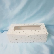 Ivory Polka Star Box 11x22x8 cm/ 10x20x8 cm/ 15x15x8cm (10pcs)