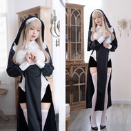 AA18-[Có sẵn] Set Đồ Hoá Trang Nhân Vật Nun Nữ Tu Cosplay