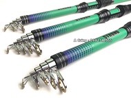 [ Siêu Khỏe ]Cần Câu Máy Rút STRONG đủ size 2m4 2m7 3m0 3m6 Cacbon Tải cá trên 10 kg