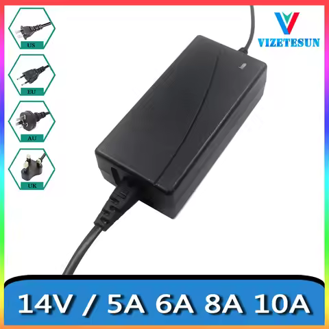 14V 5A 6A 8A 10A Motor Infrared Ball Machine Welding Machine Power Adapter DC 5.5*2.1MM Regulated Po