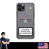 YOU'RE ALL CAUGHT UP Fancy Transparent Case For Android