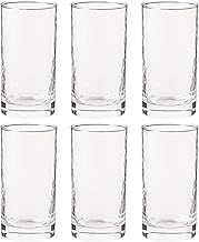 Toyo Sasaki Glass Life Vessel Tumbler, 10.1 fl oz (300 ml), Set of 6, Made in Japan, Cup for Coffee,