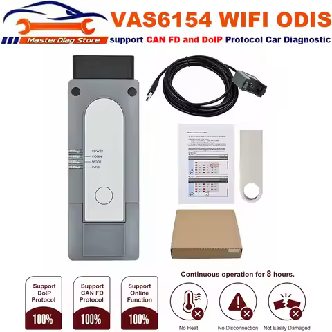 Firmware Update 6154A DOIP CAN FD NEW V25.2.1 Work With Online Account Quality Shell 6154 WIFI USB O