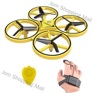 Jom Shopping Mall ZF04 RC Drone Mini Infrared Induction Hand Control Drone Altitude Hold 2 Controlle
