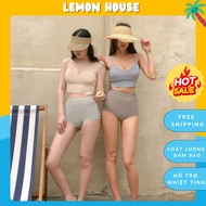 Simple 2-piece women's swimsuit