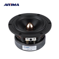 AIYIMA Speaker Bass Jarak Menengah 4 Inci 4 8 Ohm 50W Woofer Tanduk