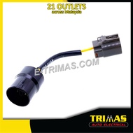 3 Pin to 2 Pin Toyota Alternator Socket Connector