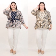 Atasan Ouse Baju Batik Wanita Modern Jumbo B Size Oversize 311 Parang