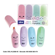 Dolphin 5588 Pastel Highlighter 4’s/pet box
