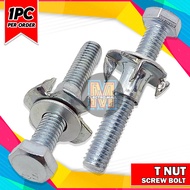 T NUT SCREW FOR SPEAKER BOX SET SOUND SYSTEM BAFFLE BOX STAINLESS FLIGHT CASE TOUR CASE