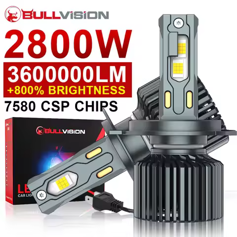 Bullvision K5C Plus H7 LED Headlight 3600000LM Led Canbus Car Lamps H4 H8 H11 9005 9006 HB3 HB4 9012