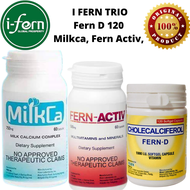 I Fern TRIO Milka (60 tablets) Fern Active ( 60 Tablets ) and Fern D 1000 iuuu( 120 softgel vitamins) For immunity PANLABAN SA COVID"