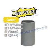 BBB PVC SOCKET (O) 1 1/4" | 1 1/2" | 2" | 3"