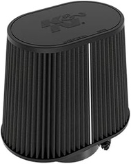 K&N Universal Clamp-On Air Filter: High Performance, Premium, Washable, Replacement Filter: Flange D