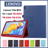 new Lenovo High quality Protector Cover Protection Case Lenovo Tab M10 10.1 inch TB-X504F TB-X304 TB-X704 solid color fashion Non-slip flip x504f x304 x704 Tablet protection case