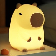 HAPPYBAG Axolotl Night Light,Cute Axolotl lamp Gifts for Kids,Dimmable Silicone Animal Nursery Night