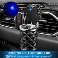 xfcbfCar Cigarette Ashtray Cup With Lid With LED Light Portable Detachable Vehicle Ashtray Holder Cigarette Ashtray Auto Accessories