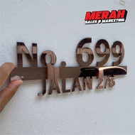 House number / nombor rumah / papan tanda rumah