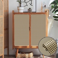 PVC Rattan Waterproof Wallpaper Wardrobe Sticker Cane Rotan Wallpaper For Bedroom Adhesive Wallpaper Wall Stickers For Living Room Old Furniture Wallpaper