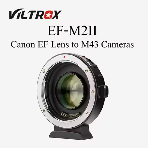 Viltrox EF-M2II Autofocus Adapter Ring for Canon EF lens to M43 Mount Series Cameras