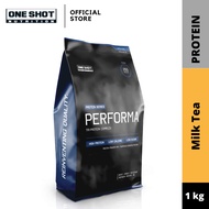 Whey Protein Performa (Milk Tea) 1kg - One Shot Nutrition PERFORMA Tri-Protein Complex Packed with 2