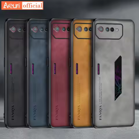 Luxury PU Leather Case For Asus ROG Phone 5 5S Phone5 Cover Matte Silicone Protection Phone Case For