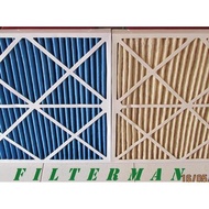 Air Filter Ahu Fcu Hvac Eu4 Merv 8 Blue Air Pre Filter G4 Panel Frame Carton Size B