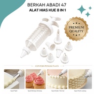 8 in 1 Cake Decorating Tools Cake Mold/ 8 in 1 Cake Decorating Tools Cake Cream Spray/ Cake Whipping
