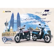 Aveta DY115 Moped OTR New Motor Ready Stock Unregister Unit