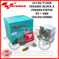 HIPOWER LC135 Y15ZR 65+4MM GEN 2 CERAMIC BLOCK & FORGED PISTON HIGH COMPRESSION (65x69x28MM)