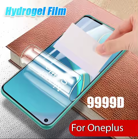 Hydrogel Film For Oneplus 7 8 Pro Lite 5 6T 6 5T Screen Protector For Oneplus 7 Full Protective Film