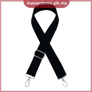 [MANGO] 70-125CM Nylon Black Color Handbags Strap Shoulder Bag Strap Belts For Bags Adjustable Repla