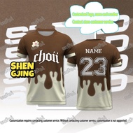 2024 new original jersey Baju Tshirt Lelaki Viral Custom Jersey Ootd Collar Polo Shirt Stand Collar Plus Size Men Women