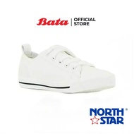Bata NORTHSTAR-LADIES รองเท้าผ้าใบ LADIES&amp;VALCANISED แบบเชือก สีขาว รหัส 5211121 Ladiessneaker Fashion