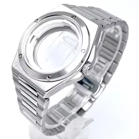 8215 40mm Round Bezel Case Fit 31mm Dial Modified Parts Replacement For IWC Ingenieur Miyota 8215 Au