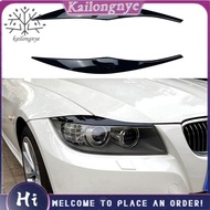 Car Headlights Eyebrows Eyelids Cover Eyelash Head Light Stickers for 3 Series E90 E91 320I 330I 05-