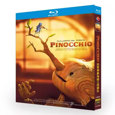 Guillermo del Toro's Pinocchio (2022) Blu-ray Disc DVD