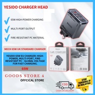 GaN Charger Fast Charging PD USB C Adapter 20W 33W 65W Power Charger For iPhone Android Tablet Trave
