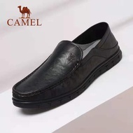 TOP☆Camel Men's Shoes 2021 Soft Sole Breathable Leather Lazy Shoes Single Shoes Business Casual Shoes Cowhide Leather Shoes Men